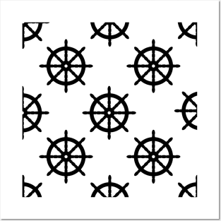 printmaking pattern black and white elements Posters and Art